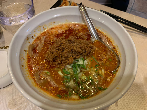 「担々鶏蕎麦」@七福軒の写真