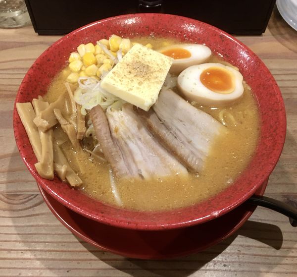 「味噌ラーメン極」@札幌ラーメン みそ吟 九之坪店の写真