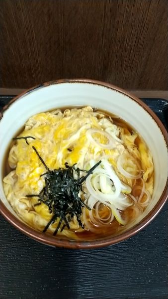 「玉子とじそば（５３０円）」@そば切り うちばの写真