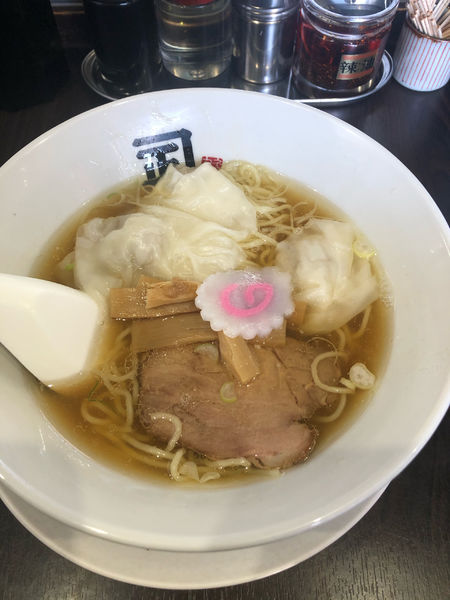 「ワンタン麺940円」@煮干らー麺 カネショウ 四街道の写真