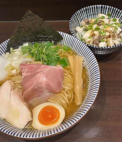 「白醤油煮干しそば」@寿製麺 よしかわ 西台駅前店の写真