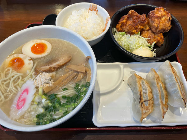 「5周年記念感謝祭セット1100円」@麺屋 ふじひろ 茨城町店の写真