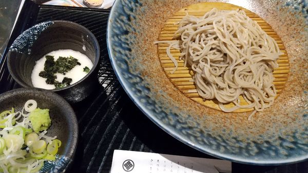 「とろろざるそば＋お替り1玉（計1040円）」@玄そば 戸隠製粉の写真