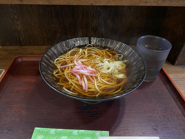 「かけそば340円」@生そば 玉川 池袋東口店の写真