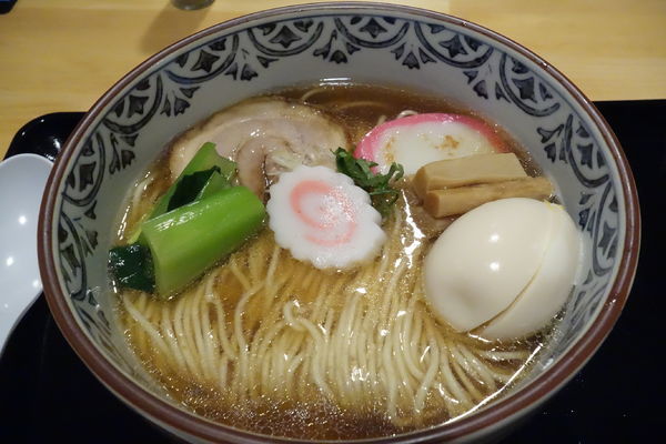 「味玉和だし中華そば 大盛」@桜木製麺所 大和町店の写真
