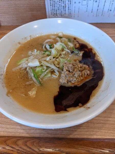 「黒マー油味噌らーめん」@らーめん ななとの写真