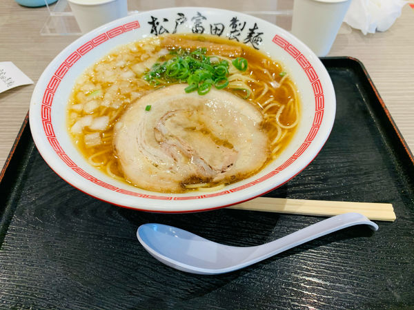 「煮干しラーメン」@松戸富田製麺 三井アウトレットパーク木更津店の写真