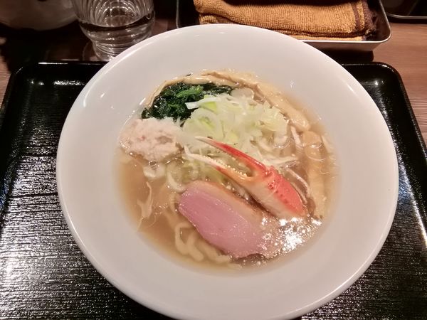 「（限定)『蟹出汁の塩そば』」@鴨出汁中華蕎麦 麺屋yoshikiの写真