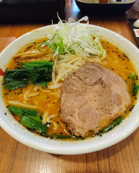 「冬季限定 みそそば 大盛」@中華そば GO.TO.KU ～義～の写真