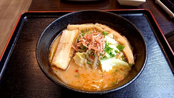 「海老味噌ラーメン」@中華蕎麦 奨 津田店の写真