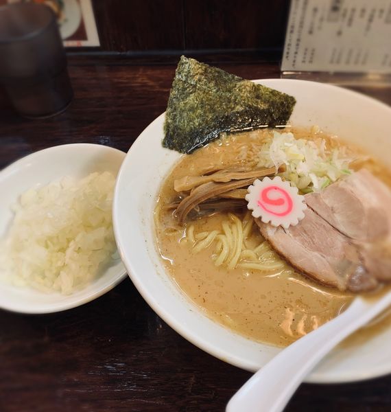 「らーめん（並￥780）＋タマネギ（￥100）」@麺屋大斗 芝大門店の写真