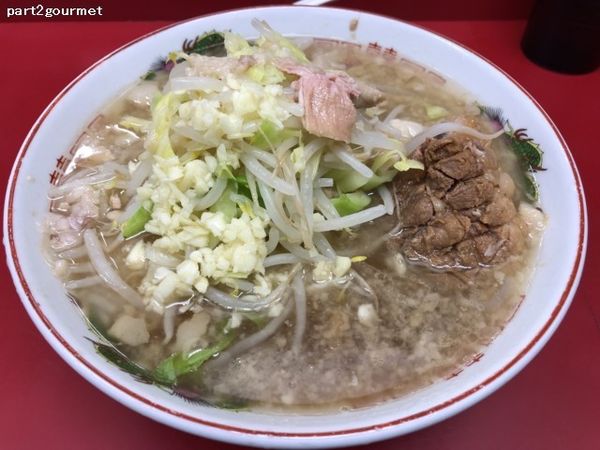 「小ラーメン 「ニンニクアブラ」(780円)」@ラーメン二郎 京急川崎店の写真