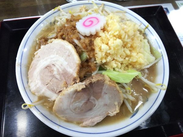「【2周年イベント】の郎ラーメン　ニンニクアブラ　900円」@弘前大勝軒の写真