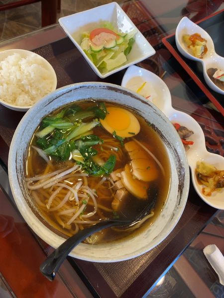 「ラーメンセット」@中華料理 大福園の写真