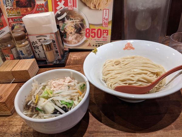 「つけタンメン」@つけ麺専門店 三田製麺所 新宿西口店の写真