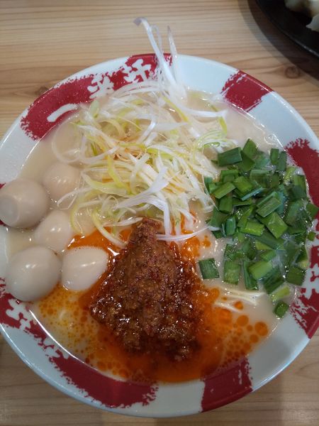 「台湾豚骨味玉ラーメン」@熟成豚骨ラーメン専門 一番軒 今池店の写真