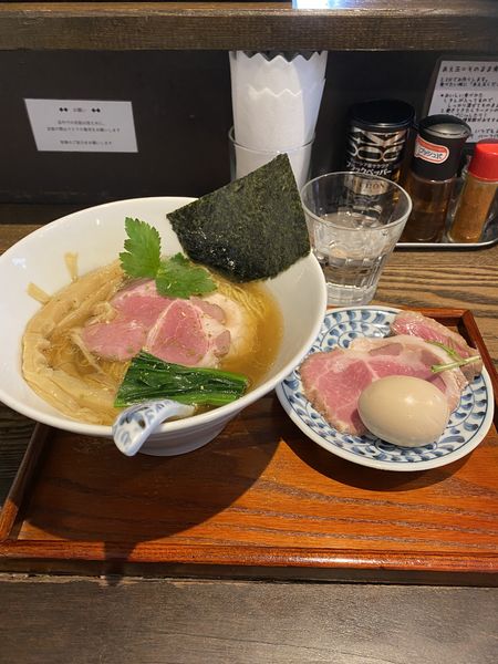 「特製山椒白醤油＋和え玉」@メンドコロ Kinariの写真