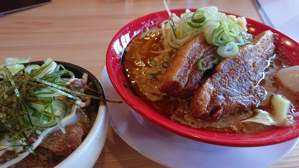 「メガ角煮味噌」@旭川味噌ラーメン ばんから 熊谷店の写真