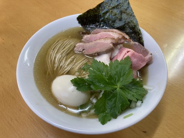 「特製煮干そば　白」@と多゛食堂の写真