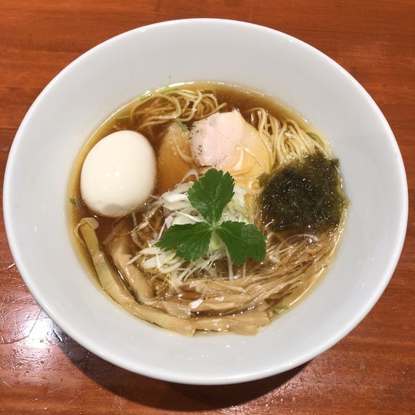 「【限定】鯛と昆布の中華そば 醤油 ￥850」@中華そば 輝羅の写真