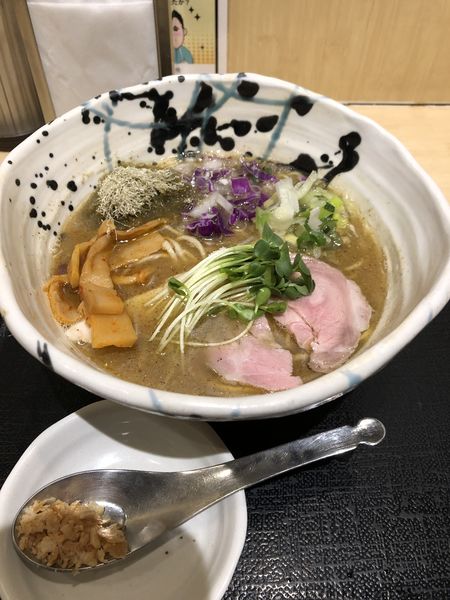 「濃厚煮干しそば900円」@つけ麺 たけもとの写真