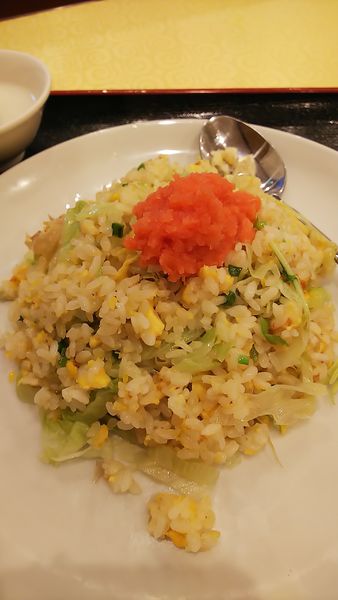 「レタス入り明太子のせチャーハン」@徳記の写真