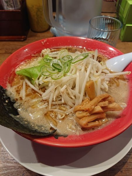 「味噌ラーメン750円」@旭川味噌ラーメン ばんから 池袋西口店の写真