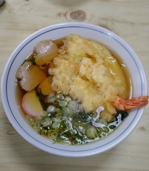 「天ぷら中華 650円」@福助支店の写真