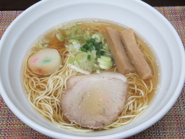 「魚だし朝ラーメン（500円）」@中華そば たま河の写真