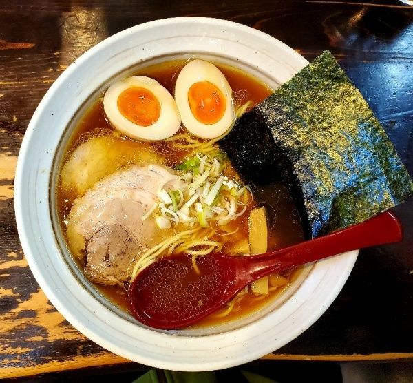 「DX醤油ラーメン」@行者ラーメン 熱人G麺の写真