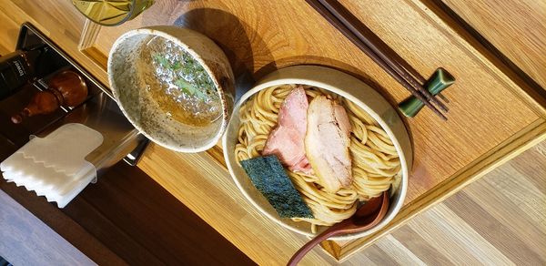「濃厚煮干つけ麺」@(SCLabo)の写真