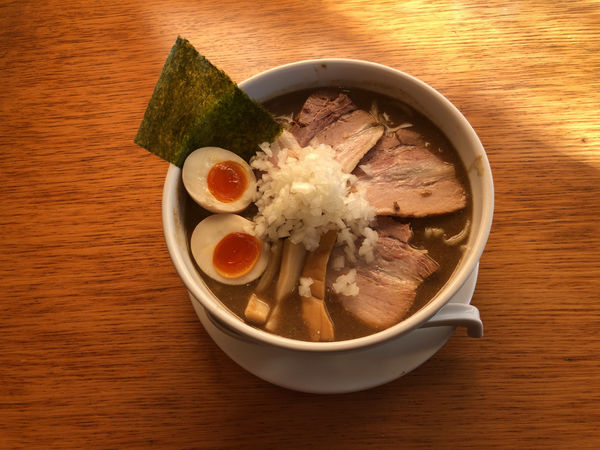 「○得煮干どろそば(大)」@煮干そば とみ田の写真