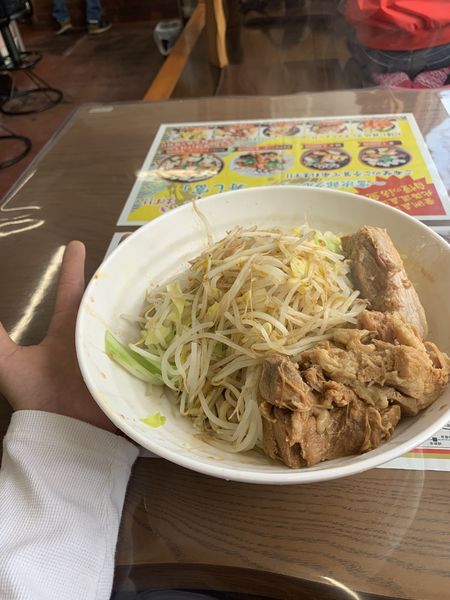 「汁なし醤油　麺300豚一枚」@ラーメン富次郎 見和店の写真