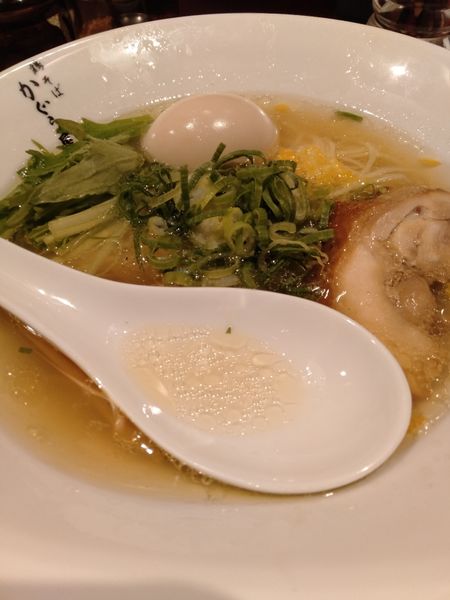 「鶏そば」@鶏そば かぐら屋 西新宿店の写真