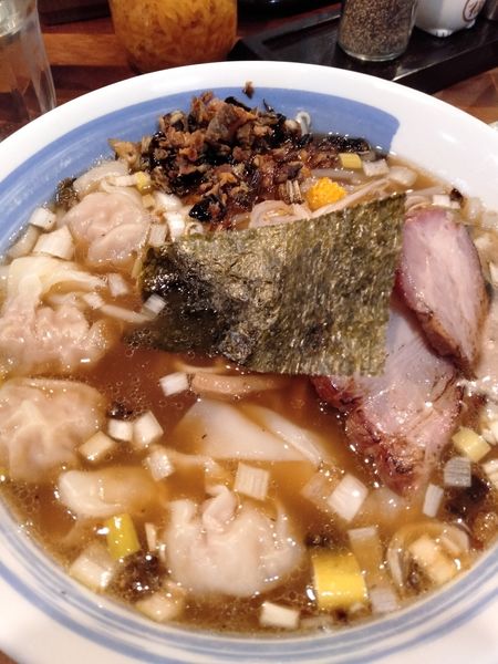 「（限定）焦がしネギワンタン麺」@麺屋 悠の写真