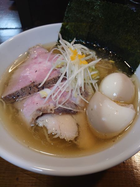 「雲龍風虎(特製塩そば)」@麺屋 龍の写真