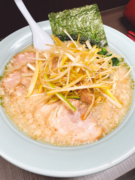 「塩ネギチャーシュー麺」@ラーメンショップ椿 ひたちなか店の写真