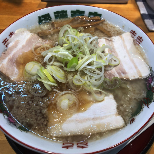「黒の中華そば（背脂多め）750円」@伊藤商店 足利店の写真