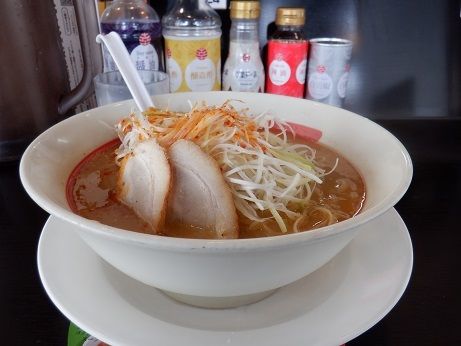 「ねぎらーめん　味噌」@幸楽苑 厚木中依知店の写真