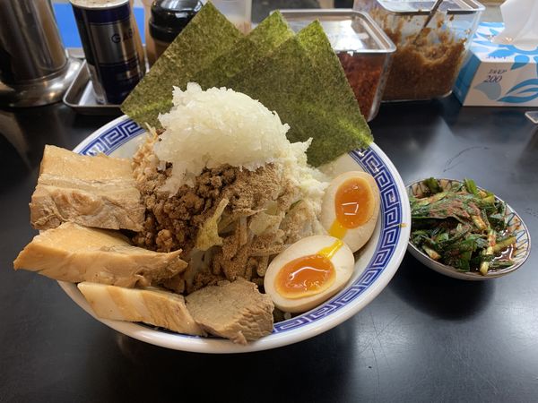 「まぜそば」@山勝角ふじ 南流山店の写真