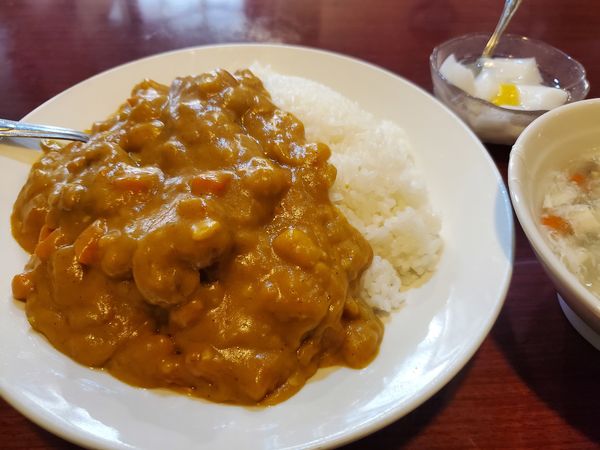 「唐揚げカレーライス」@中華一番家の写真