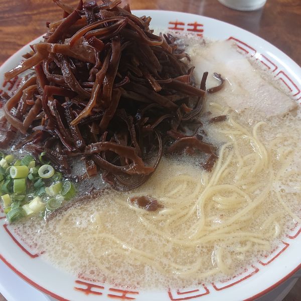「キクラゲラーメン950円、替玉150円」@博多元気一杯‼︎の写真