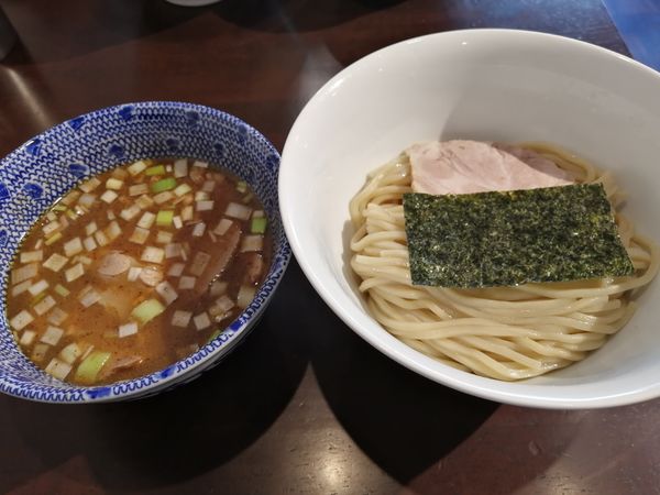 「ゆず香塩つけ麺（小）¥980＋チャーシュー1枚（クーポン）」@つけ麺 麦の香の写真