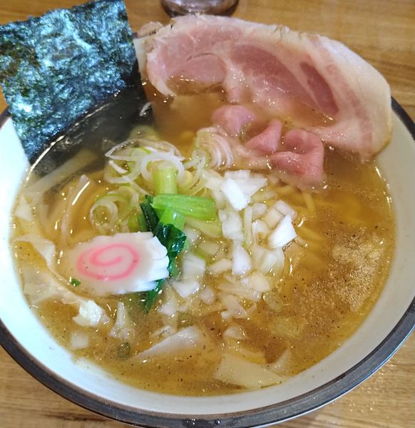 「中華そば白＋和え玉」@麺通 幹づ記の写真