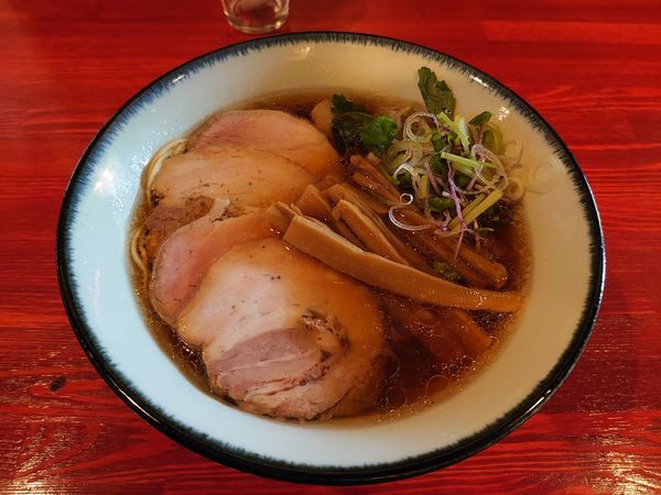 「チャーシュー麺+メンマ」@中華そば ふじ洲の写真