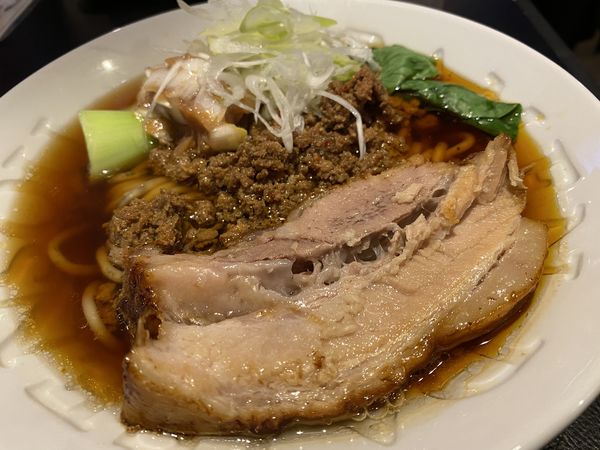 「らーめん原点チャーシューのせ」@人類みな夢を乗せて 赤坂店の写真