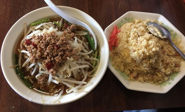 「台湾ラーメン炒飯(580¥)」@台湾料理 龍源の写真