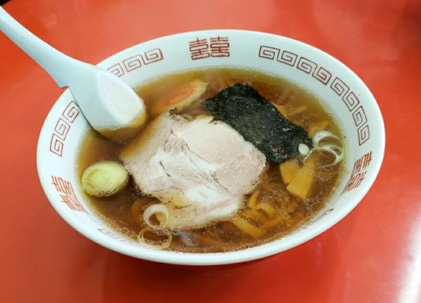 「手打ち中華そば650円」@藤屋の写真