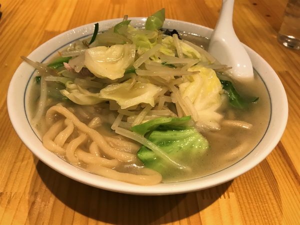 「太麺タンメン￥750」@石の家の写真