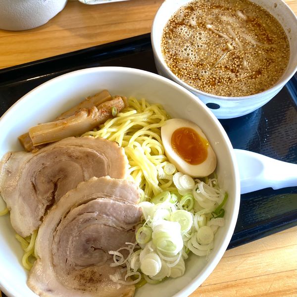 「【本日のらーめん】みそにぼしつけ麺」@自家製麺 麺屋 虎治の写真